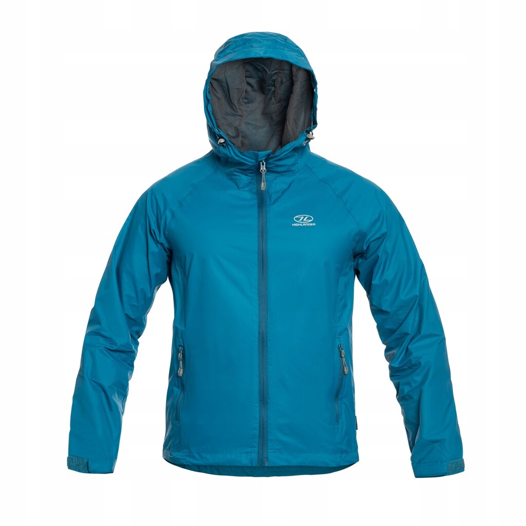 Bunda s kapucí Highlander Outdoor Stow & Go Pack Away Petrol Blue S