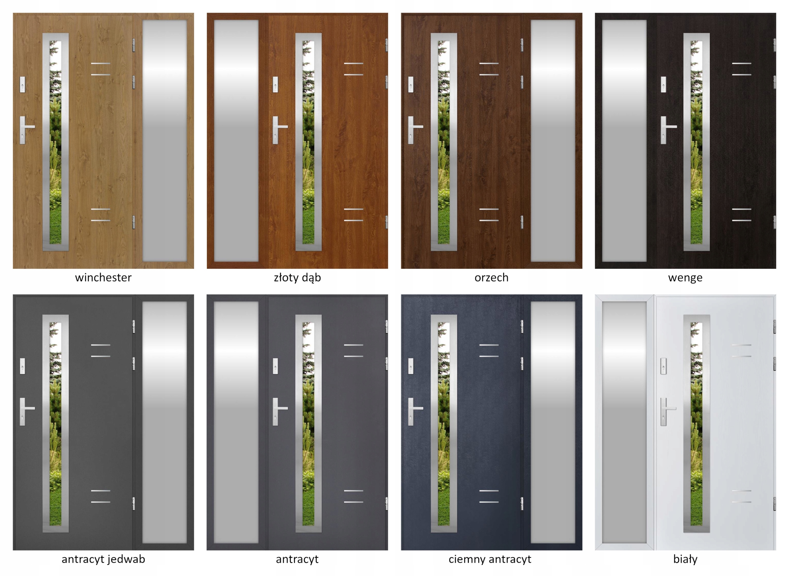 DRZWI Z DOŚWIETLEM ZEWNĘTRZNE NAWIG 72MM 150CM Kod producenta INOX NAWIG 73MM 90CM