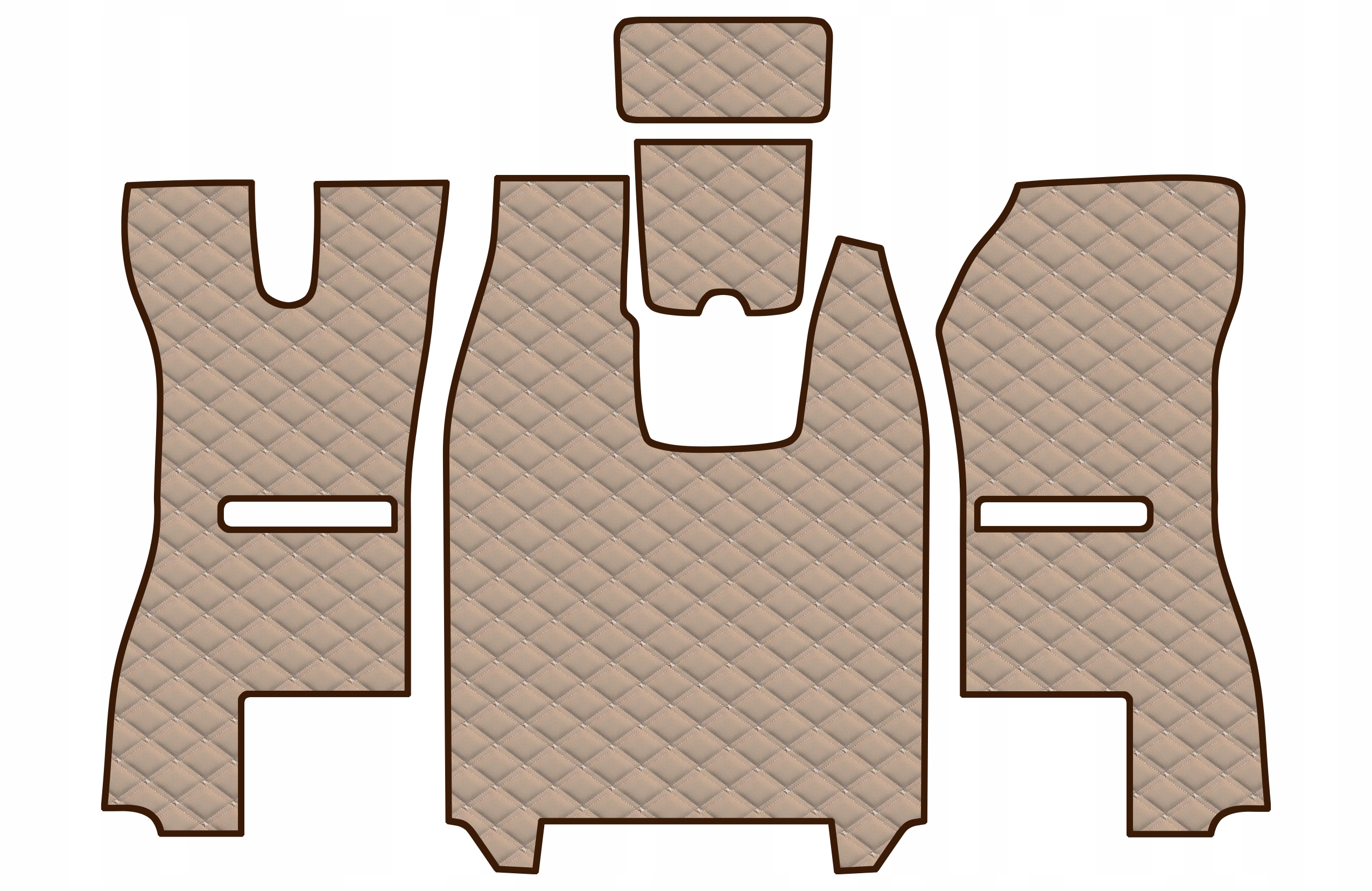 Dvojitě prošívané koberce Royal Scania R 2013-2017