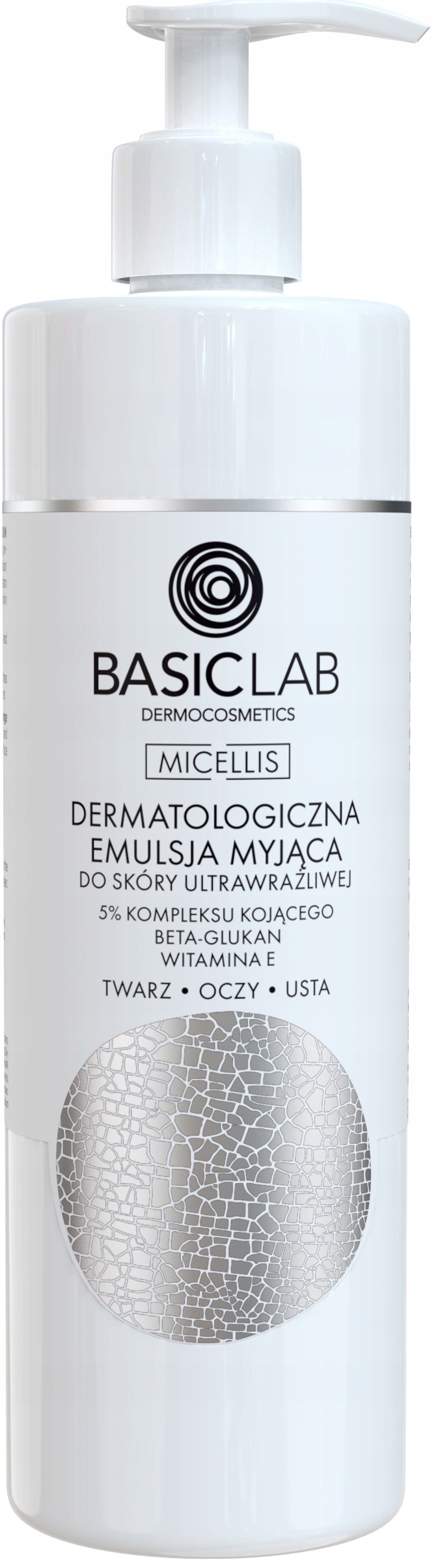 Basiclab Micellis Dermatologiczna emulsja myjąca skóry ultrawrażliwej 300ml