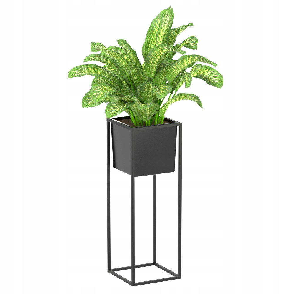 

Kwietnik Stojący Loft Stojak Na Kwiaty Metal L74cm