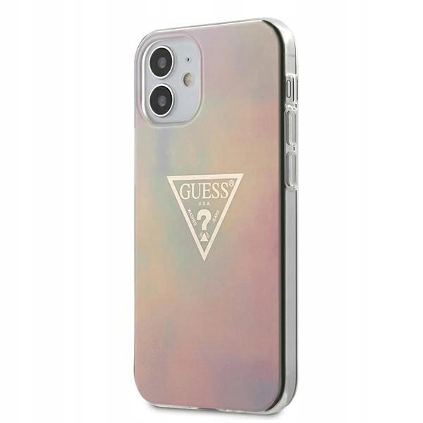 Etui Guess Tie & Dye Collection na iPhone 12 mini różowe