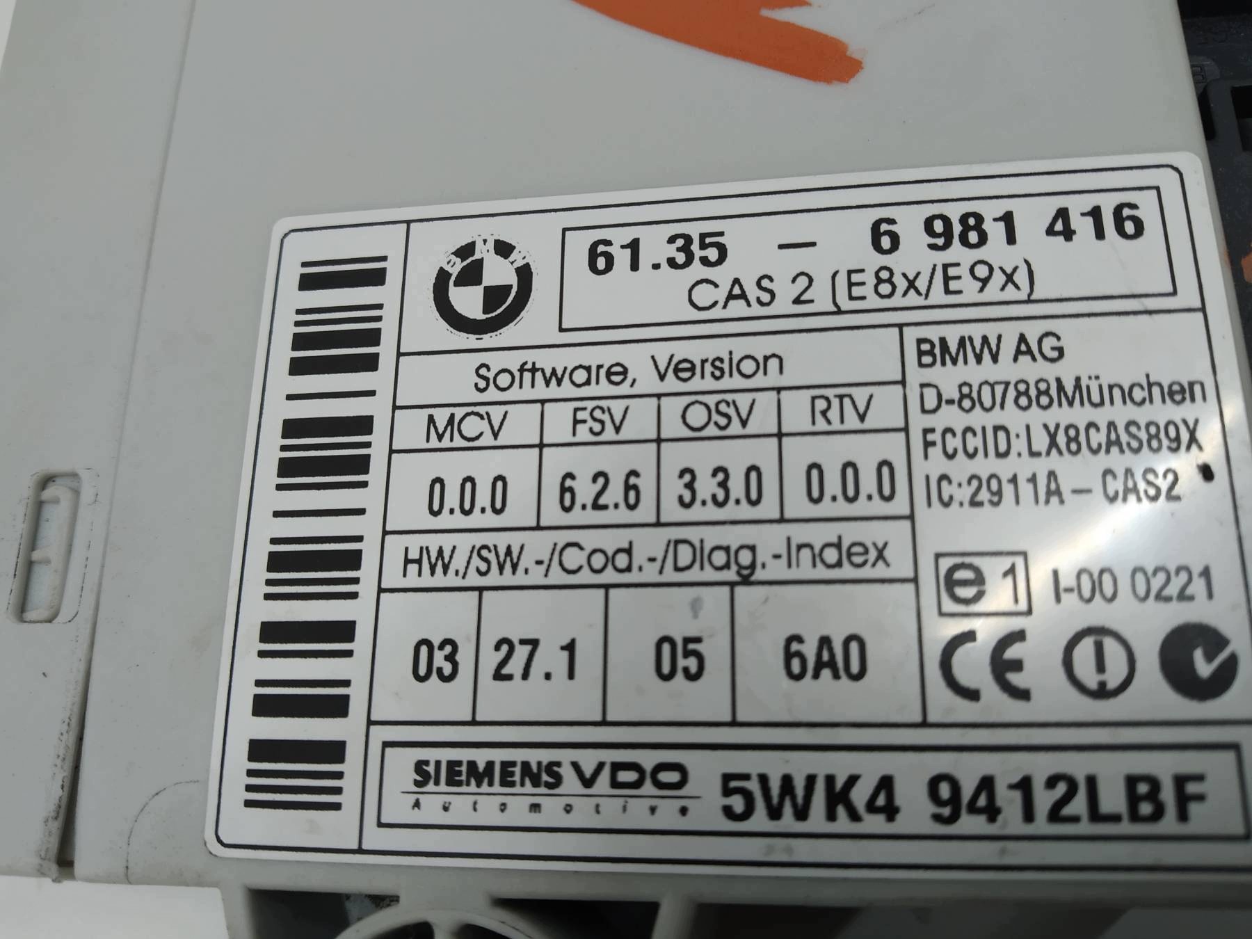 module 6981416 Bmw Seria 5 V (2003-2010) E60/61