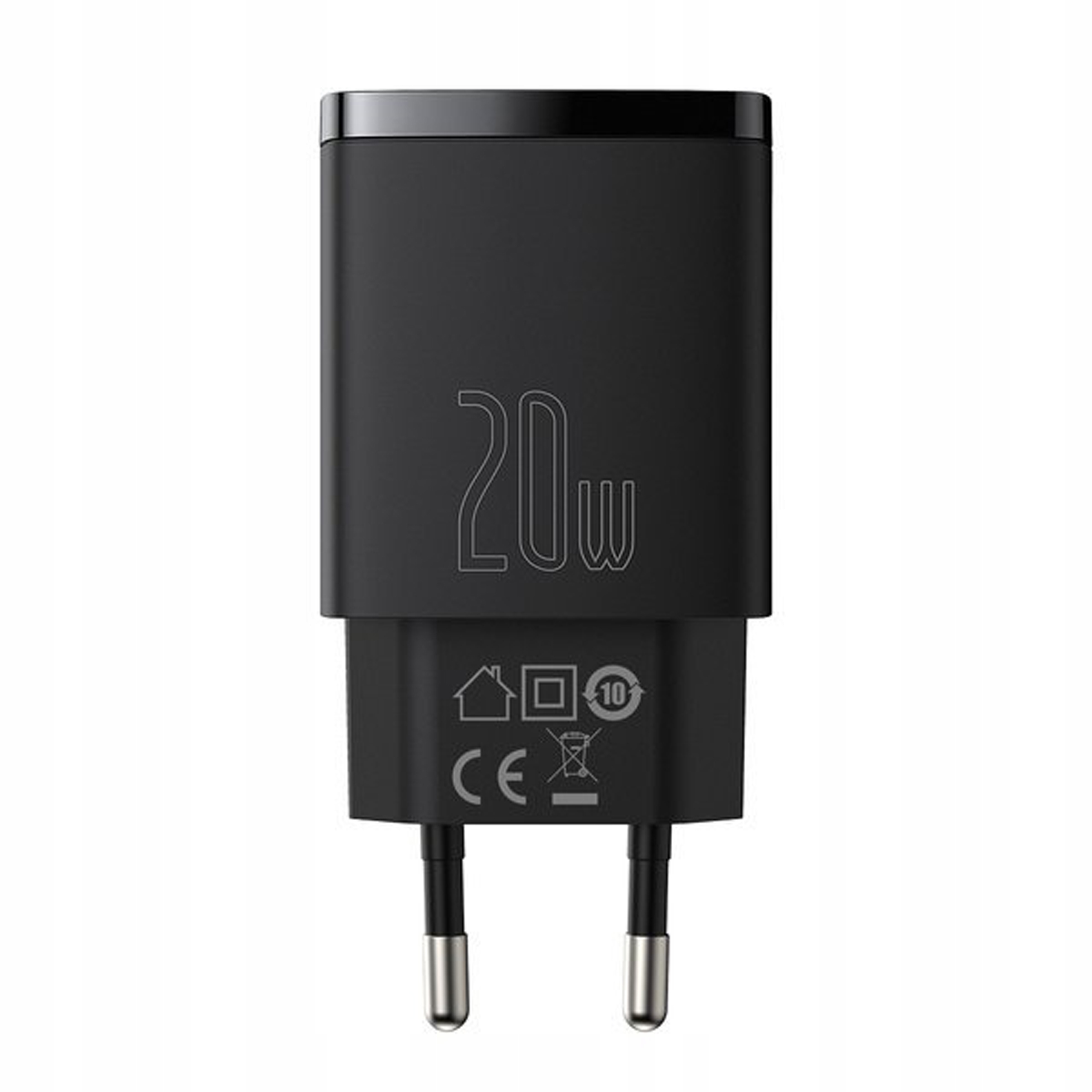 Baseus Compact Quick Charger U+C 20W EU Black Przeznaczenie uniwersalna