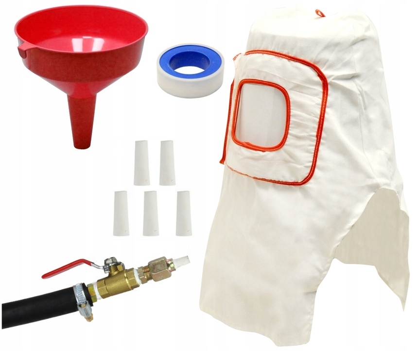 MOBILNA PIASKARKA SYFONOWA 38L 40L + PIASEK 250kg ŚCIERNIWO Marka Bass Polska