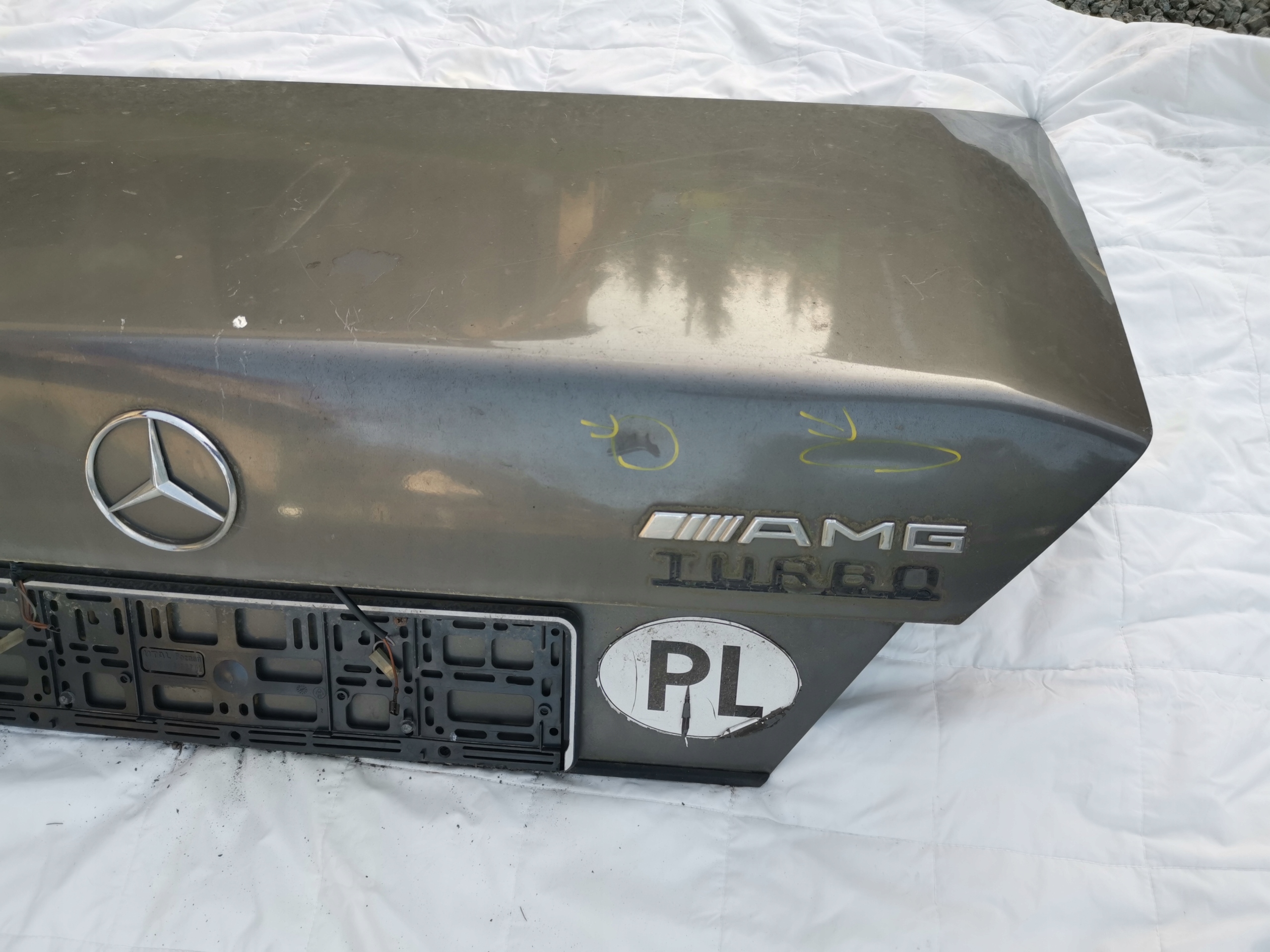 MERCEDES W124 sedan boot doors boot rear part