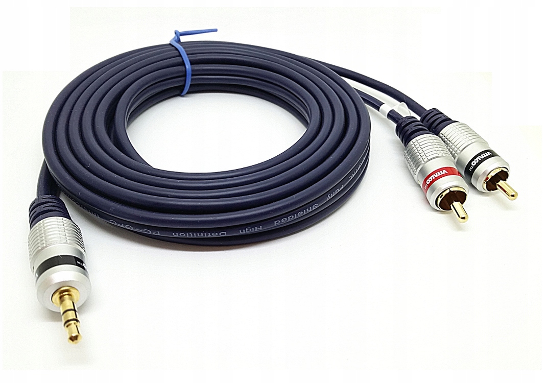 kabel przewód jack 3,5/ 2 rca chinch 20,0m Vitalco