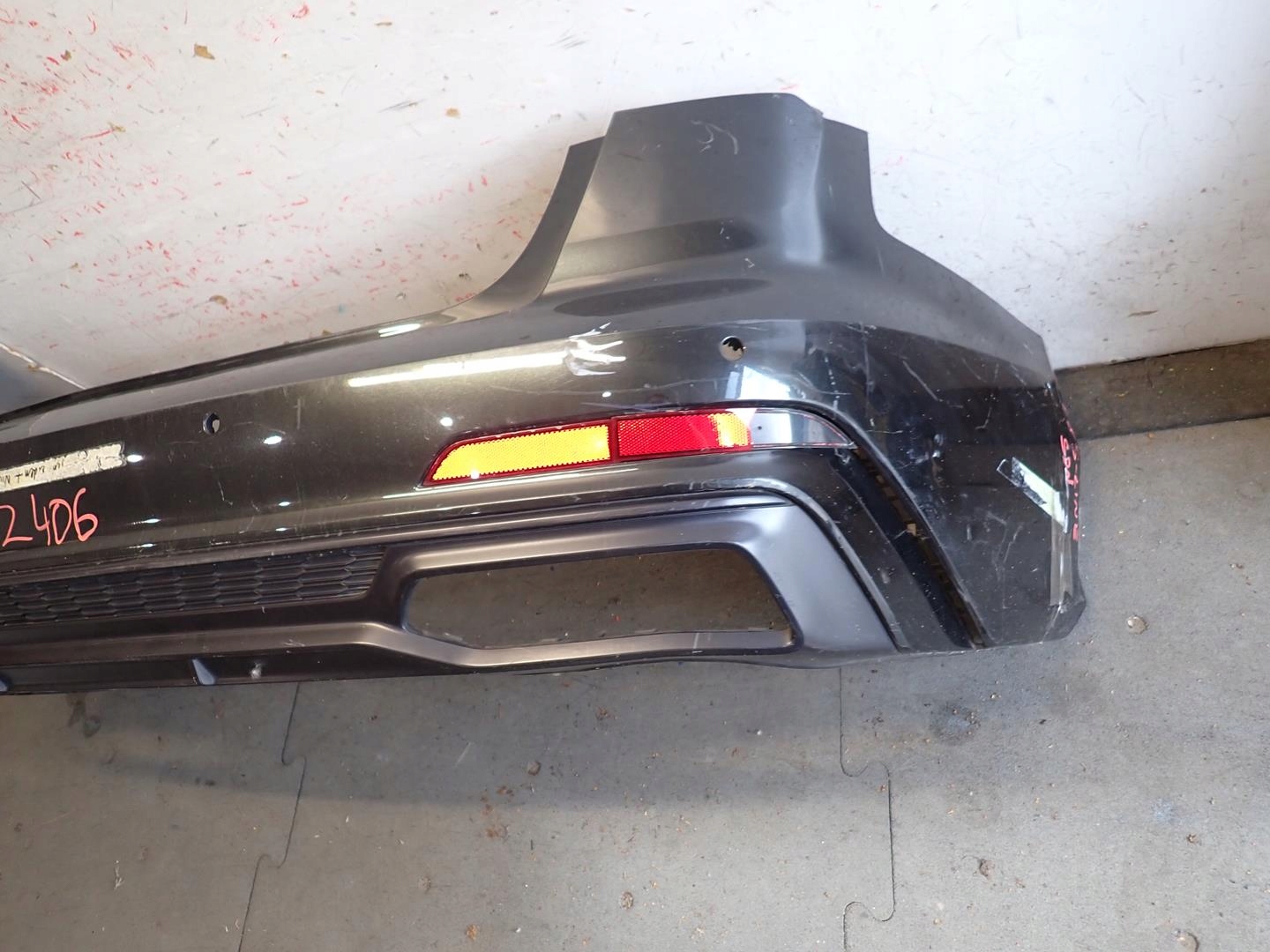 bumper rear part rear AUDI A6 C8 2018- sedan S-LINE 4K5807511F