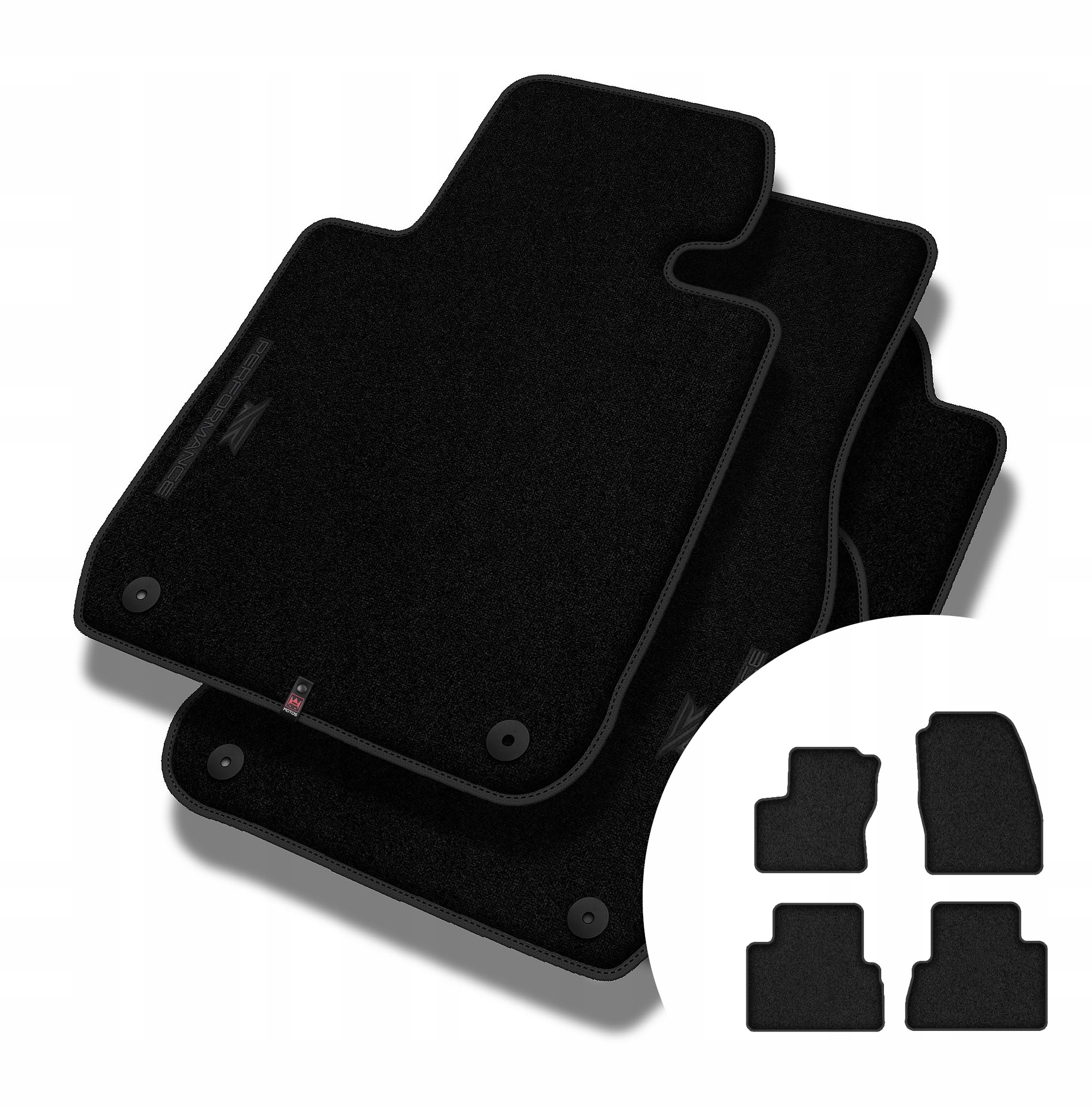 Velúrové koberčeky Performance Premium pre Ford Grand C-max II 2012-2019