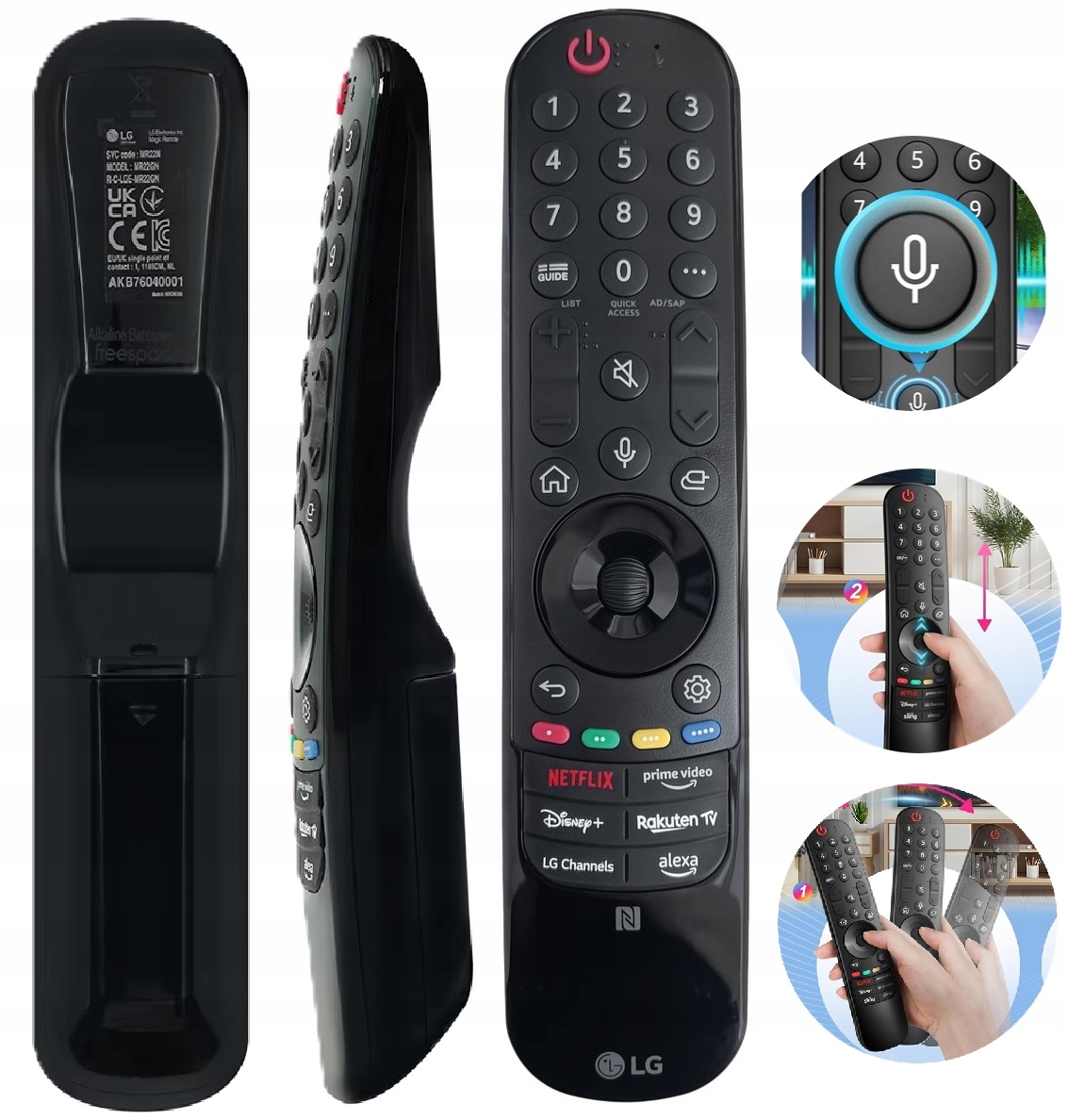 Nový Originální Dálkový Ovladač Pro Televizor OLED55B9SLA.AEU Lg Remote Control