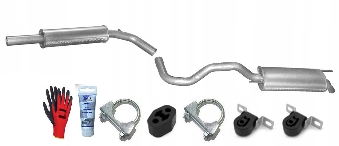 Vw Polo 1.4TDi 1.7 1.9 SDi (1994-2001) Sada Tlumiče sada Hatchback bonus