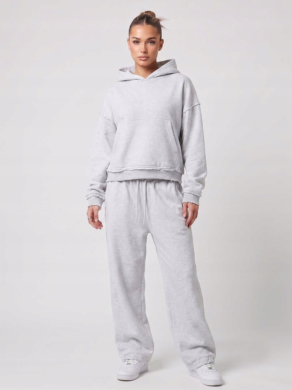 Tepláková Souprava Šedá Bavlna Jigga Wear Pure M