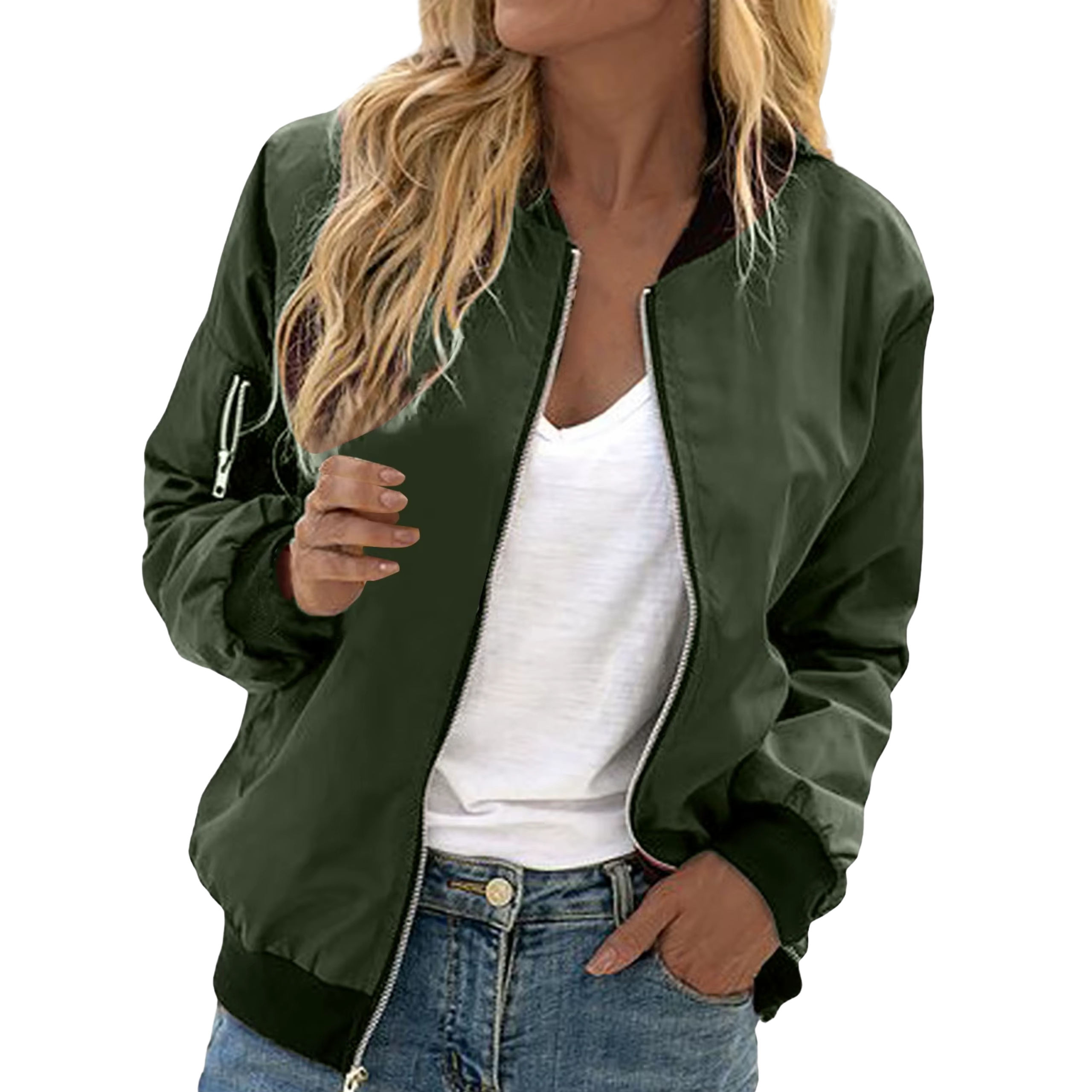 Kurtka bomberka damska wiosenna jesienna stylowa przejściówka