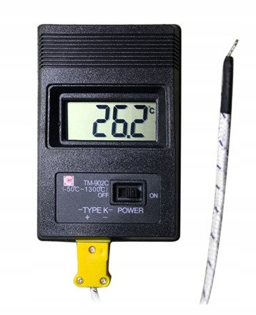 CYFROWY MIERNIK TEMPERATURY TERMOMETR TM902C 1300C