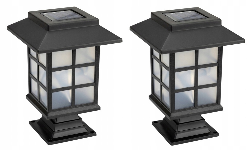 

2 x Nowoczesny znicz solarny na cmentarz Led