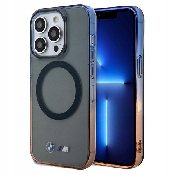 Pouzdro Pro Iphone 15 Pro Max Bmw Hardcase Gradient Bumper Magsafe