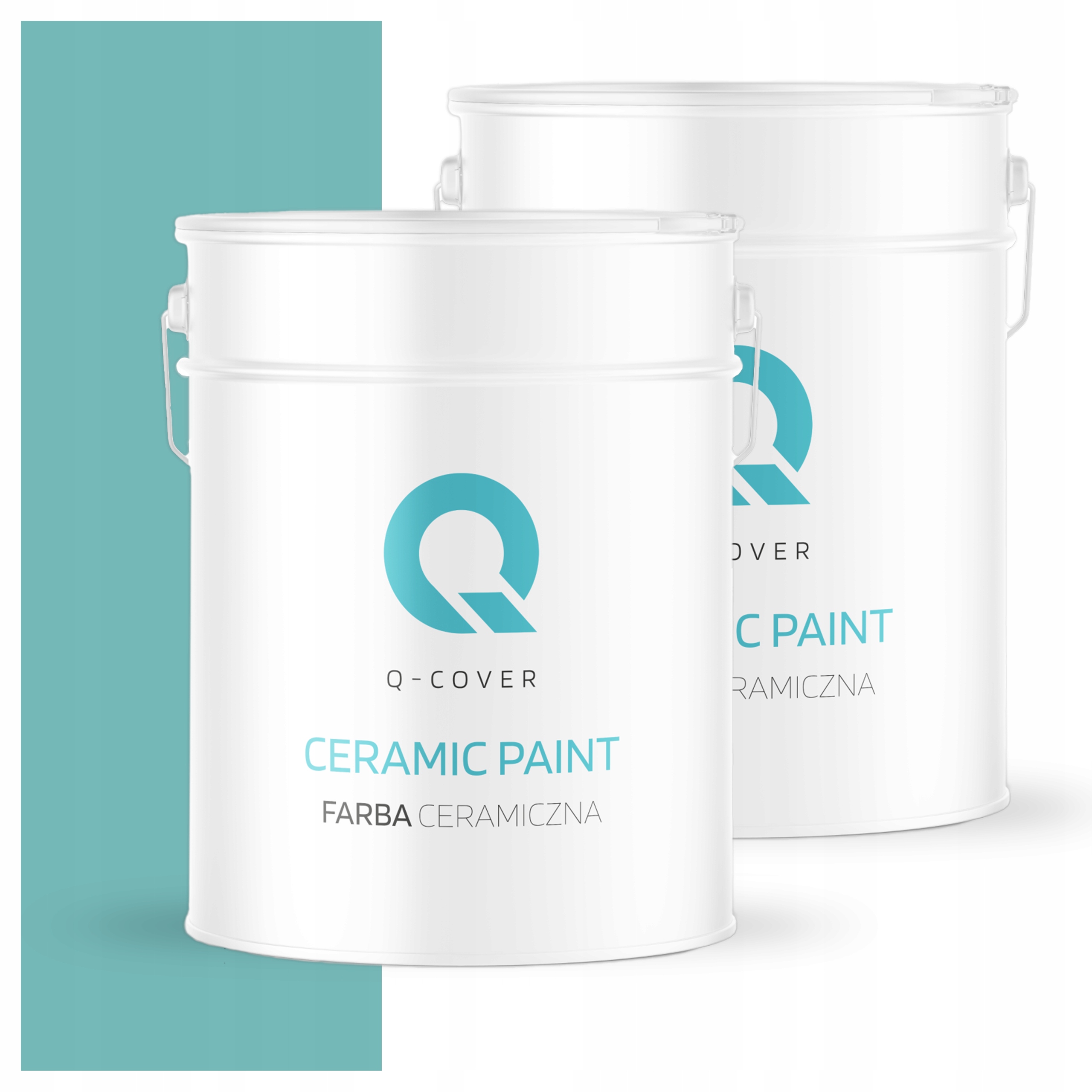 Keramická umývateľná farba na interiér 10L Hlboká matná farba Tyrkysová H1441