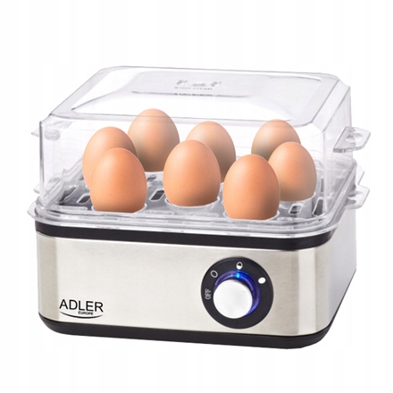 Adler Bojler do jajek Ad 4486 Stal nierdzewna 800 W