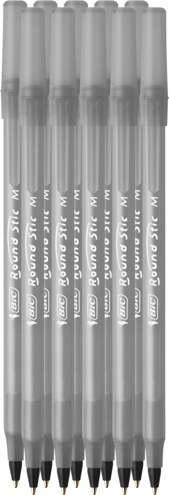 BIC ROUND STIC CLASSIC DŁUGOPIS CZARNY x 10
