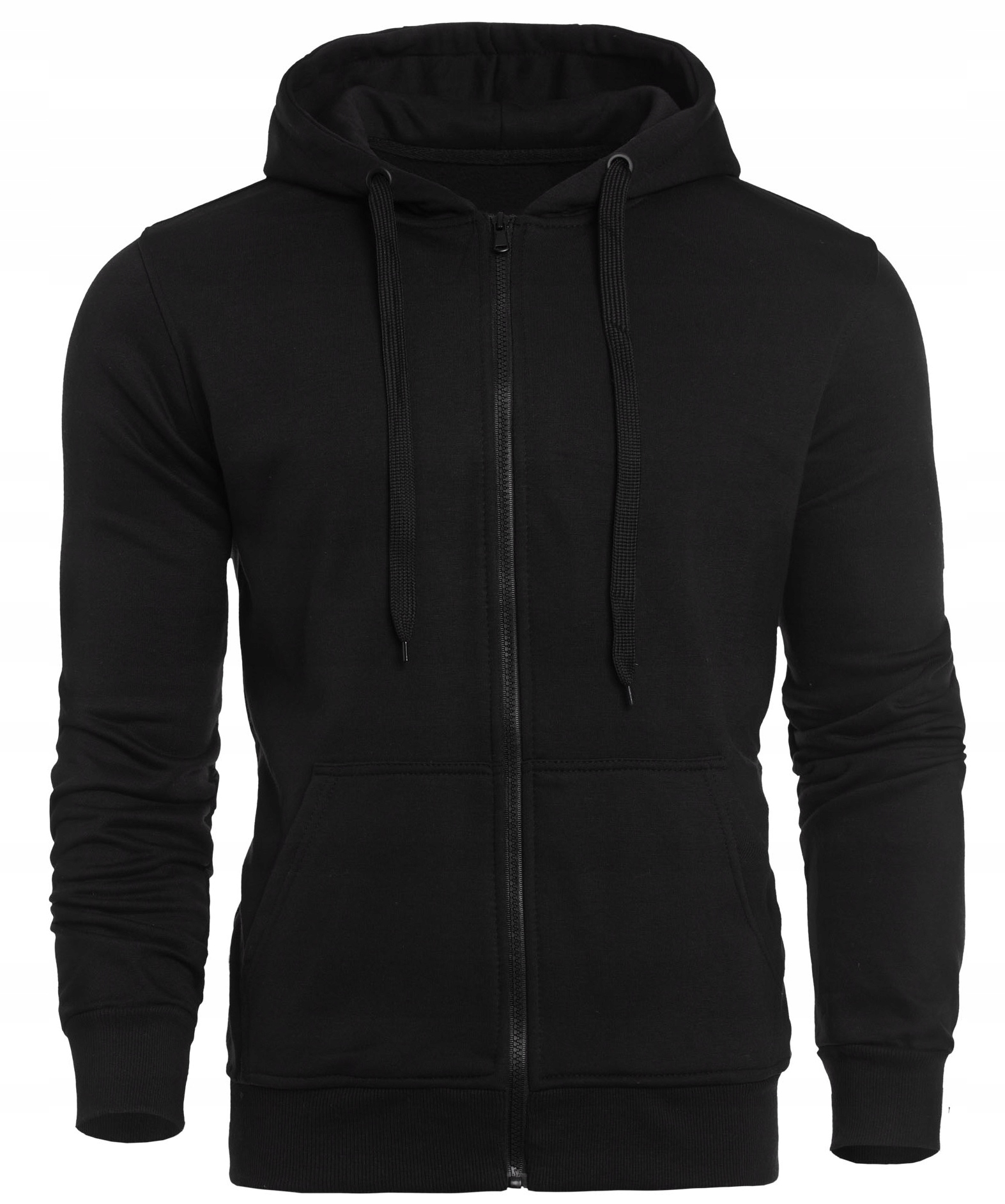 

Bluza Rozpinana Z Kapturem Czarna Rozmiar XL
