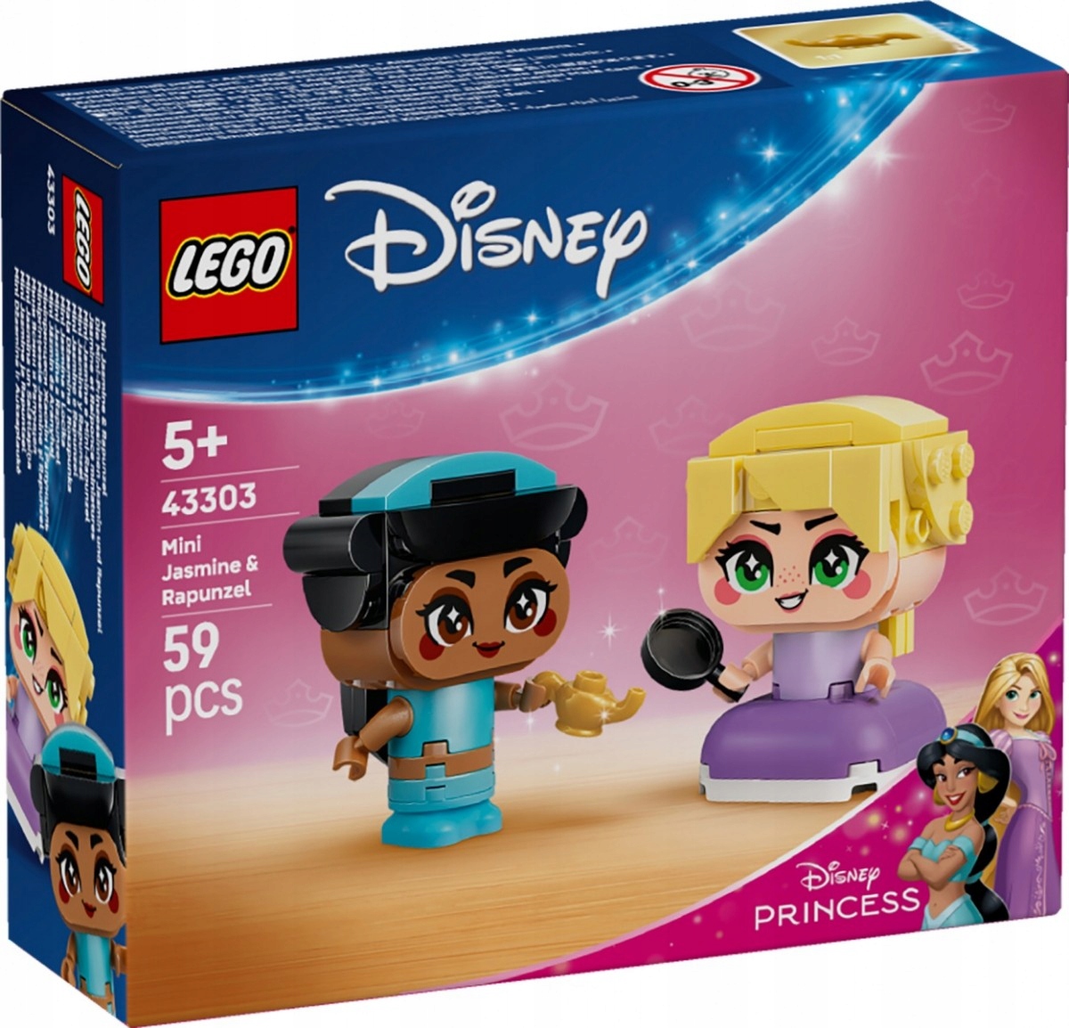 Lego Stavebnice Disney 43303 Malá Jasmína a Rapunzel