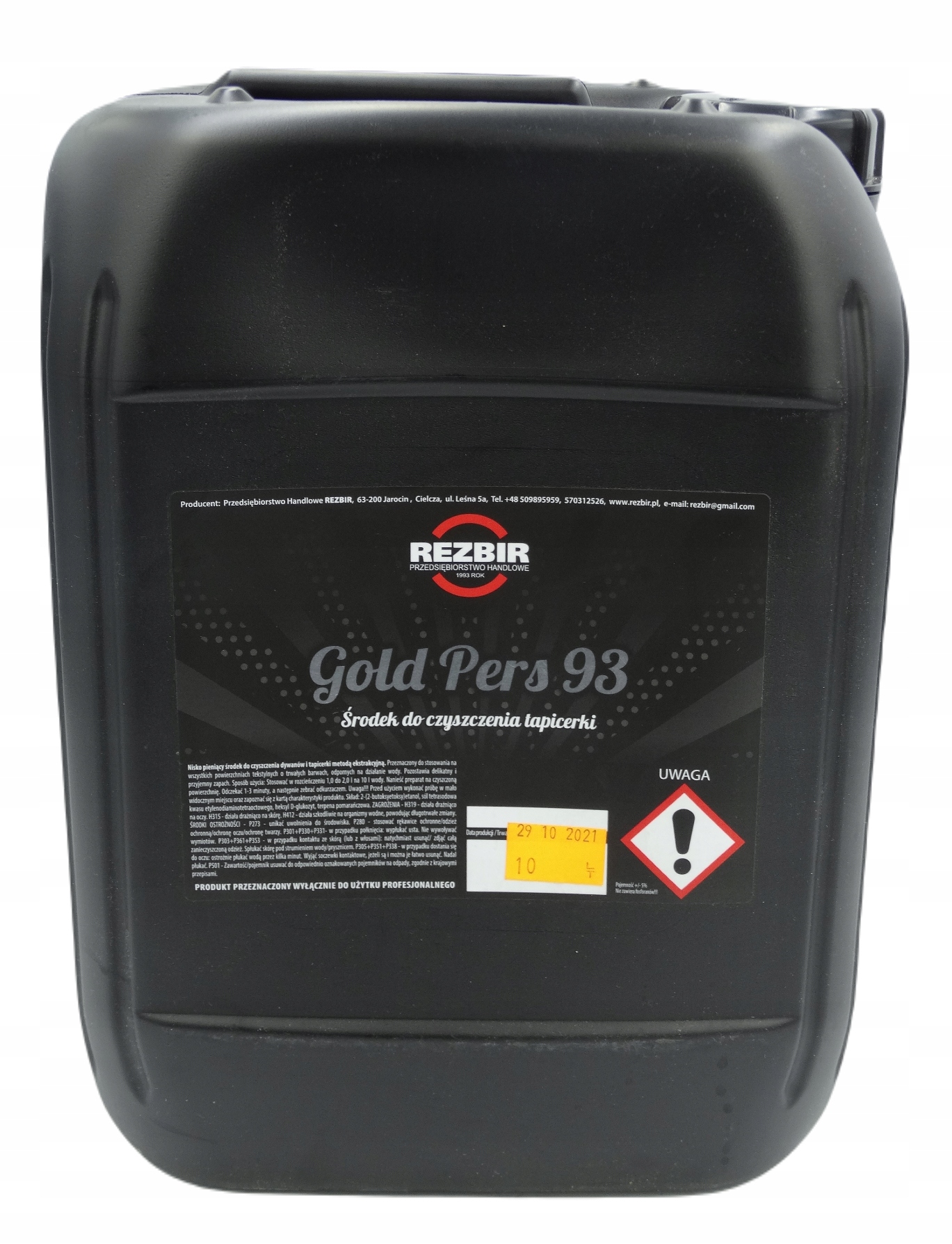 REZBIR GOLD PERS 93 10 L srodek do prania
