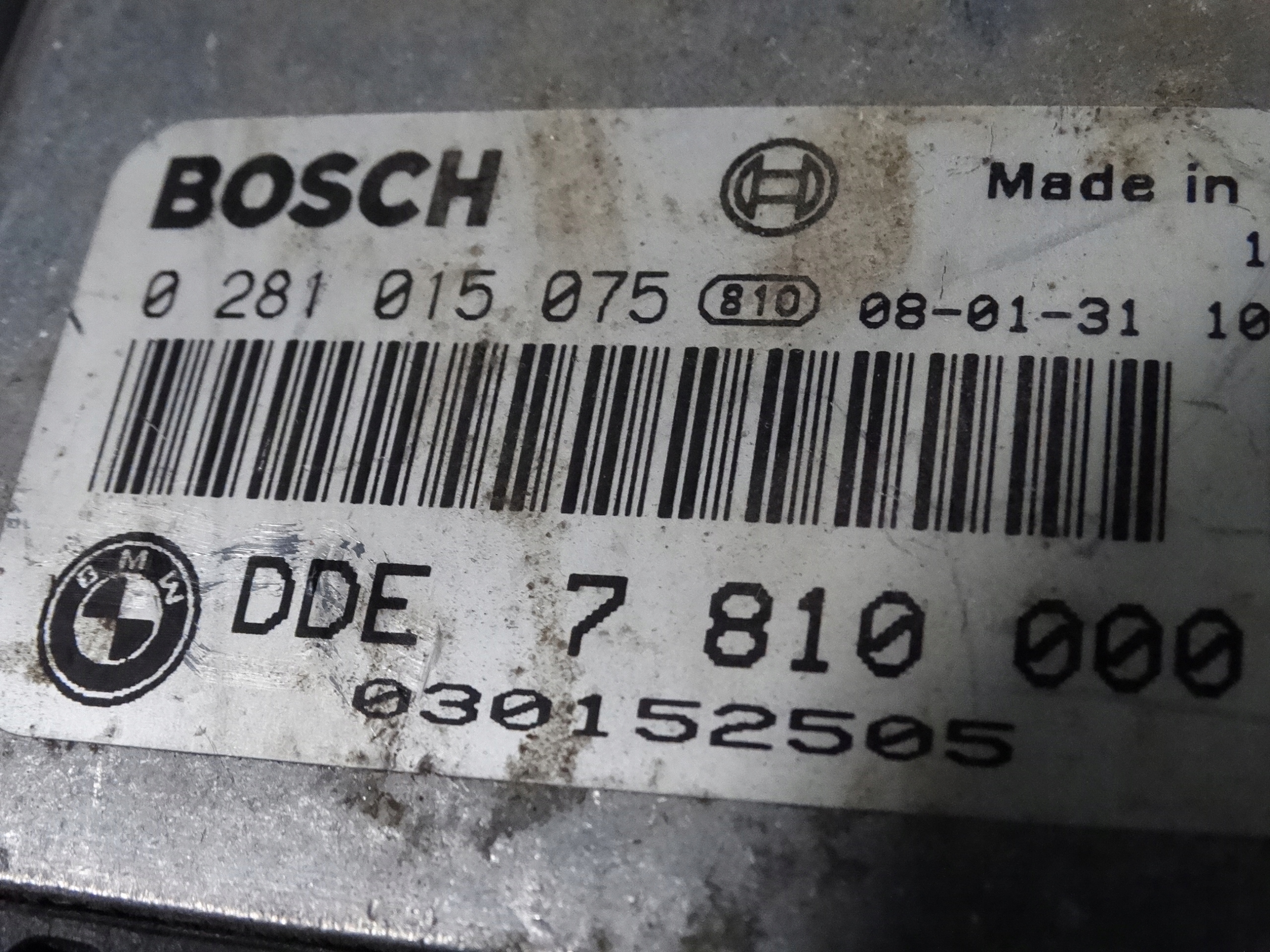 IDEALNY control unit of the engine BMW E60 N47 1