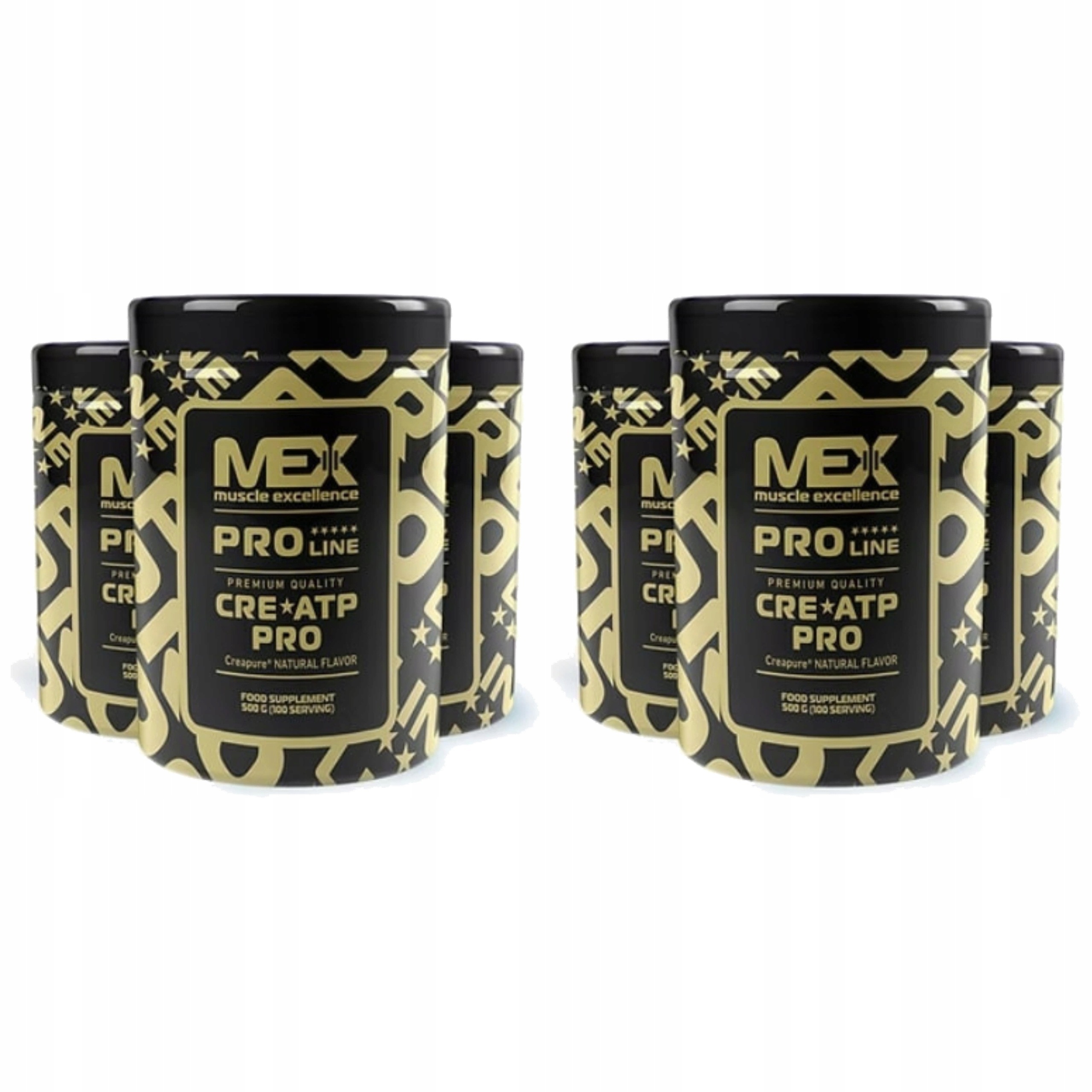 2x Kreatin Mex Creatine Cre-atp Pro Pure Creapure 500 g Kreatin monohydrát
