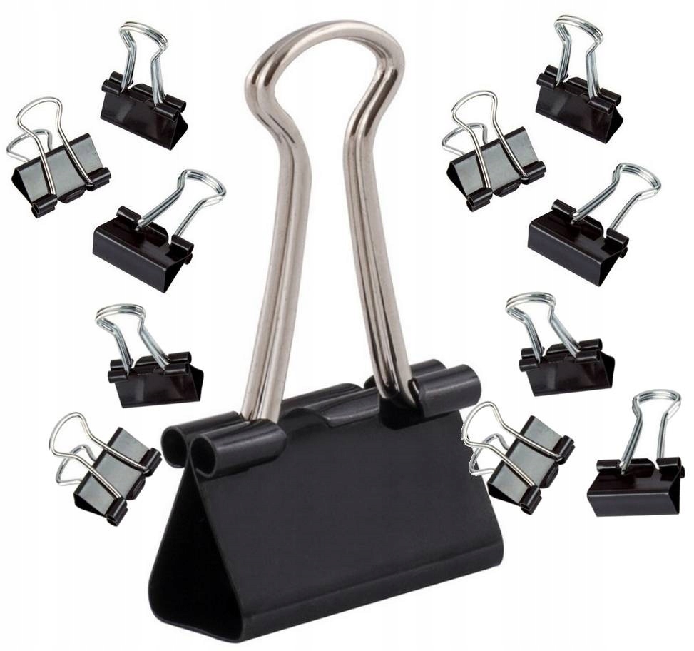 BINDER KLIP do akt do spinania 51MM - 12 szt