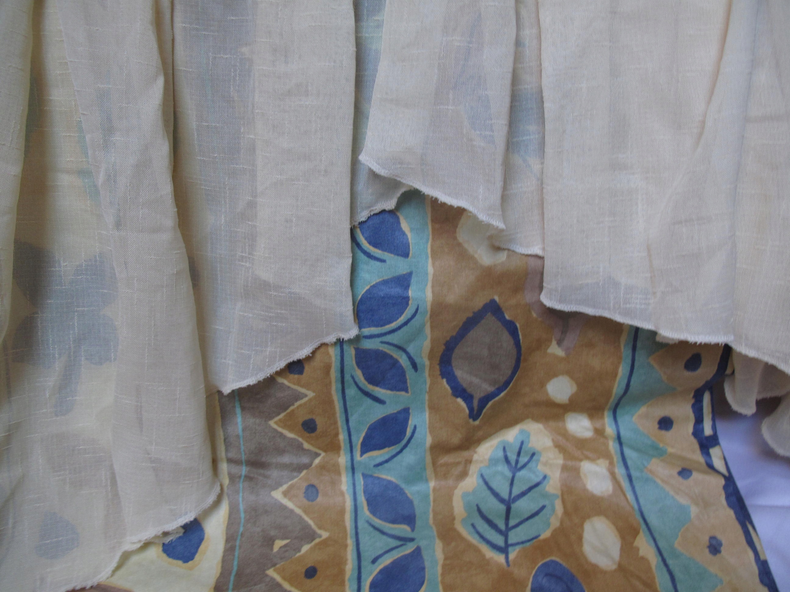 8 m RUSTYKALNA WOSKOWANA BAWEŁNA ZŁOCONA + LAMBREKIN