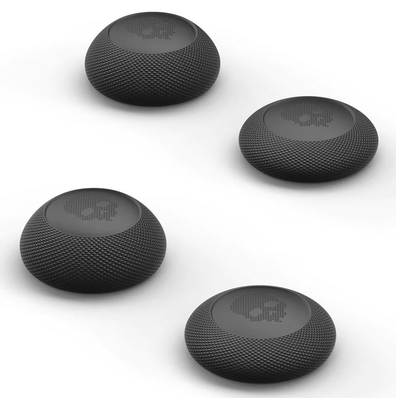 Komplet Gumiček Na Analogy Skull&co Pad PS5/PS4/NS Pro Černé 4 ks