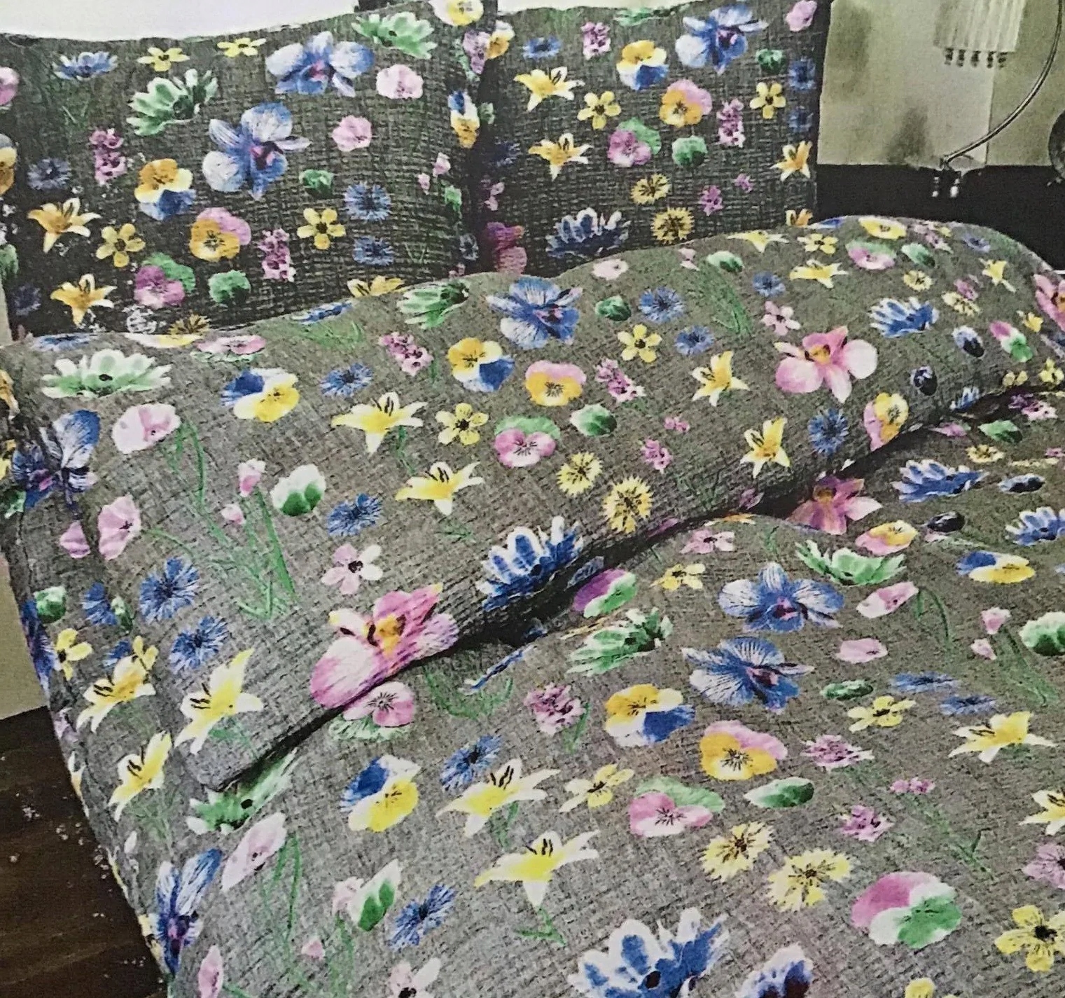 

Komplet Pościeli Z Kory 100%Bawełna 160x200 Kwiaty