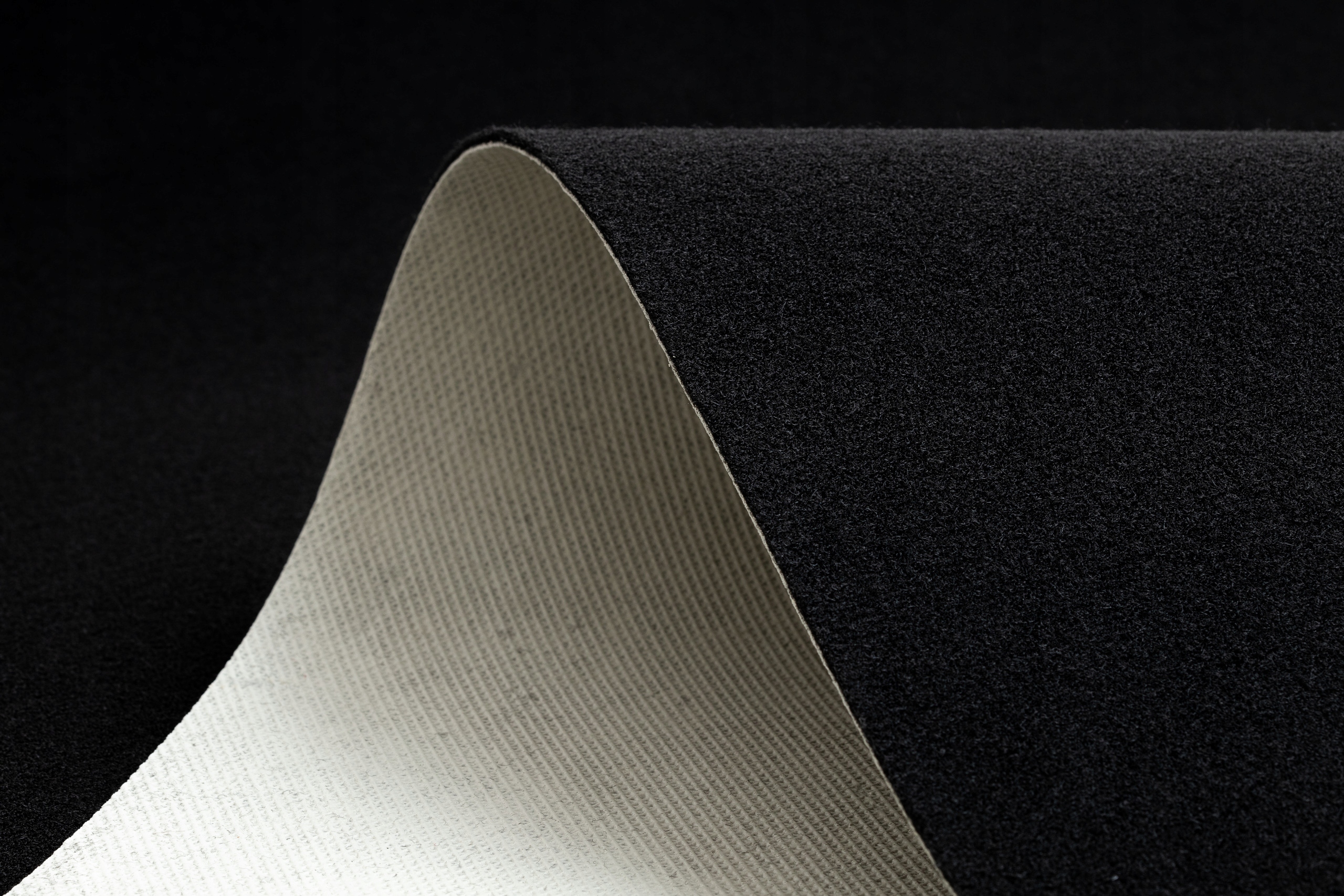 ANTYPOŚLIZGOWY DYWAN GŁADKI JEDNOLITY 70x150 cm czarny @160598 Rodzaj z krótkim włosiem