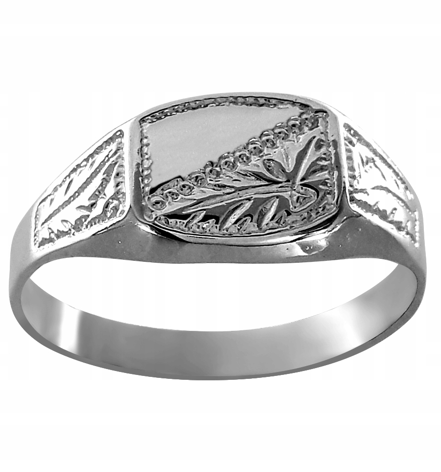 Stříbrný Pánský Prsten S Ornamenty Pr 925 Gravírování