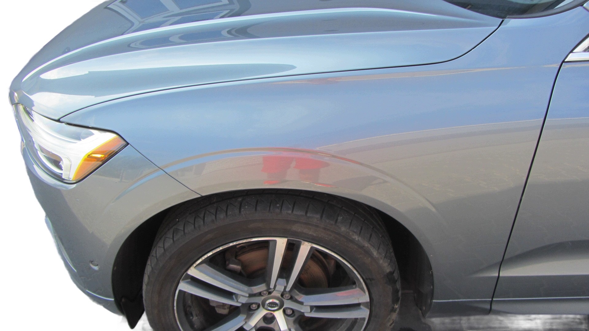 VOLVO XC60 II XC 60 2 fender left front front original grey 714-16