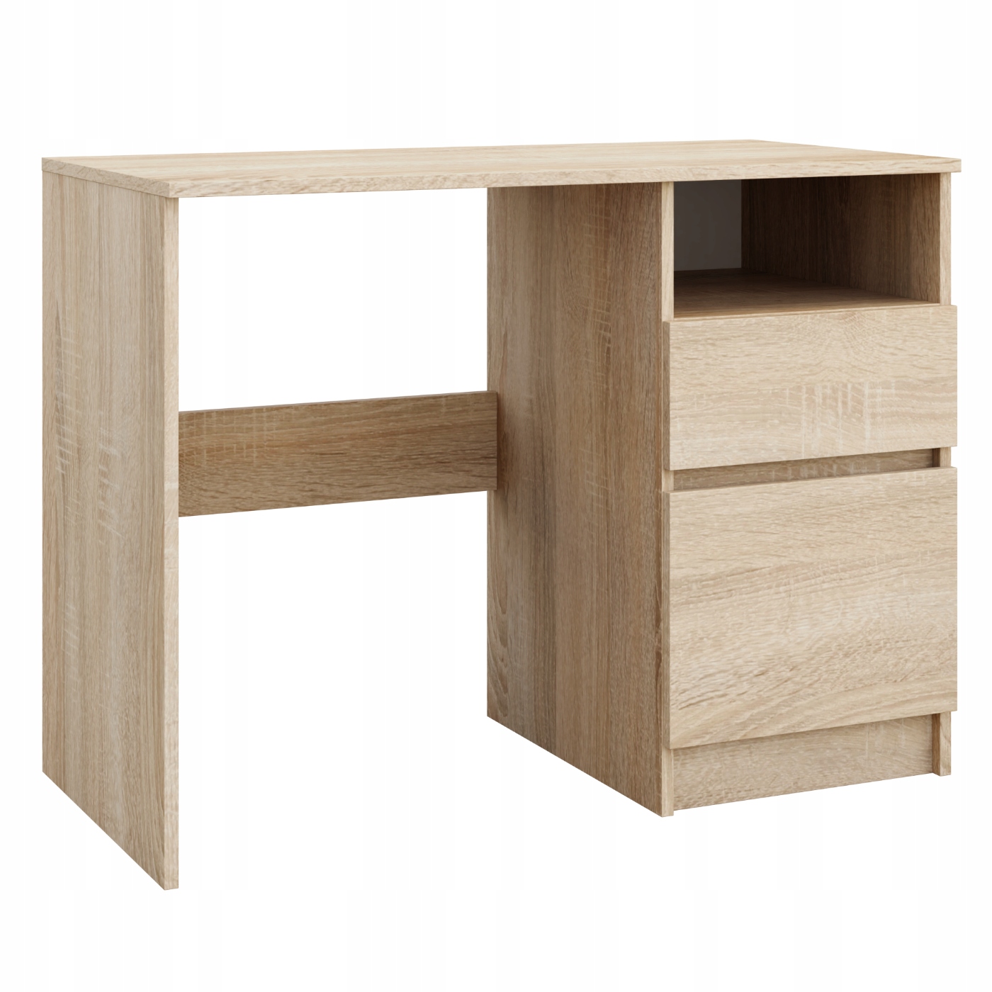 Biurko prostokątny PUVEROMEBLE 100 x 50 x 75 cm dąb sonoma