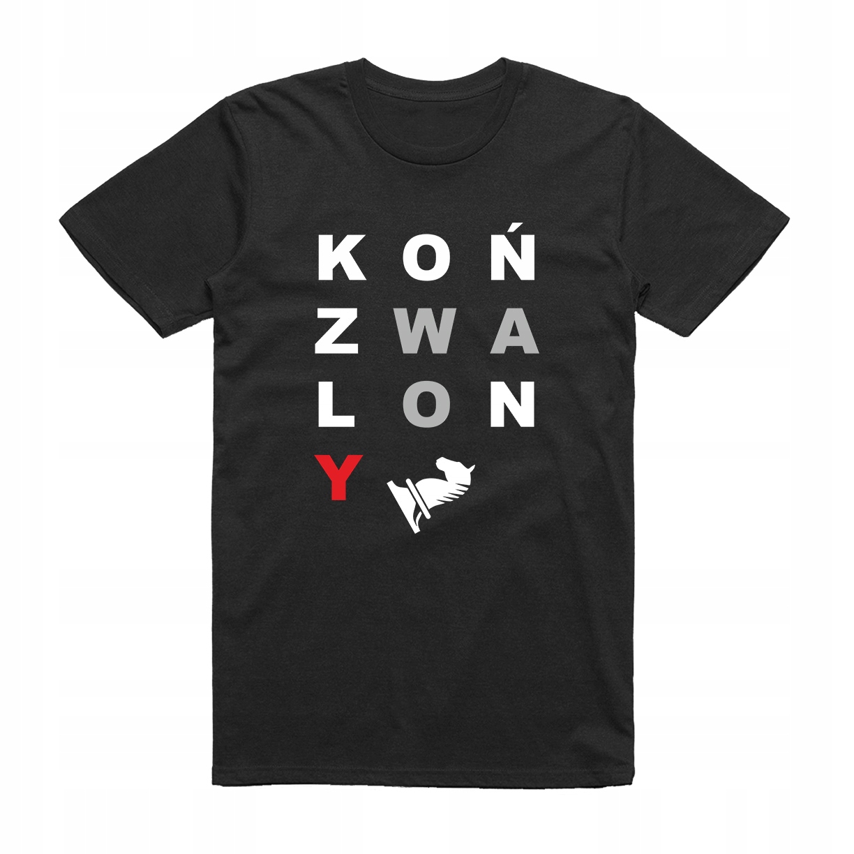

XL - Koszulka T-shirt Koń Zwalony Szachy Konie