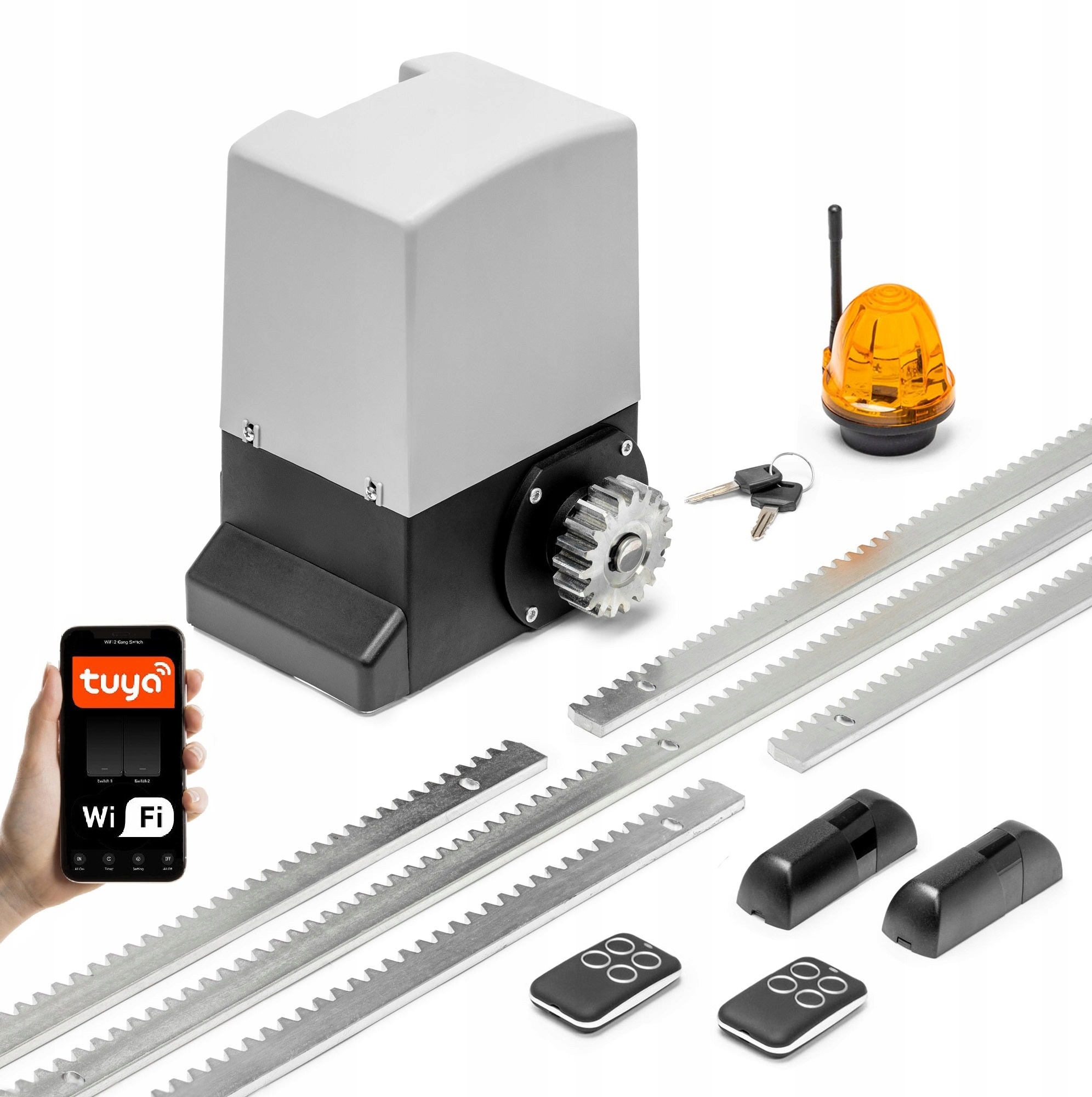 Pohon Sada Pro Posuvnou Bránu Automat ARM600 6m/600kg 2 Ovladače Wifi