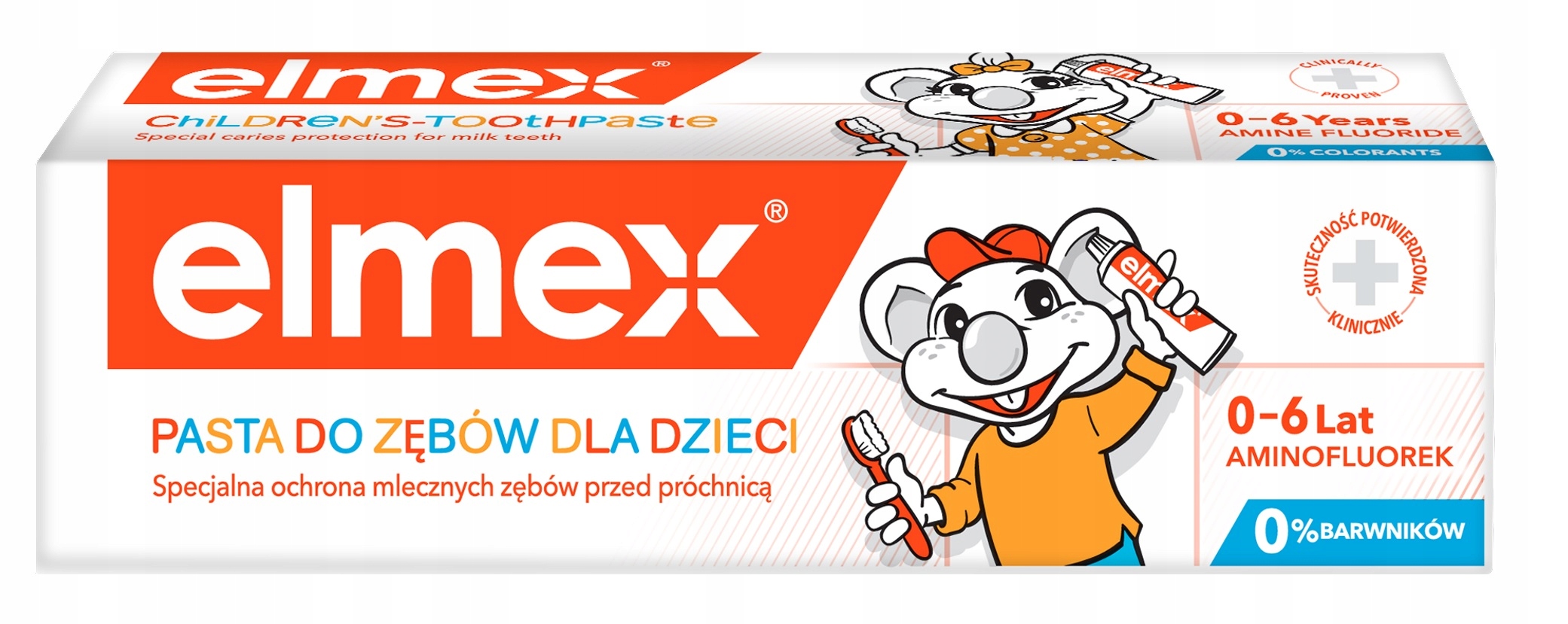 

Elmex Pasta Do Zębów Dla Dzieci 0-6LAT 50ml