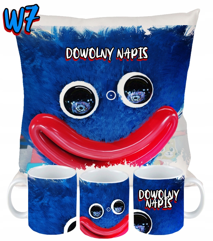 ZESTAW KUBEK PODUSZKA HUGGY WUGGY POPPY PLAYTIME 1 Rodzaj inny