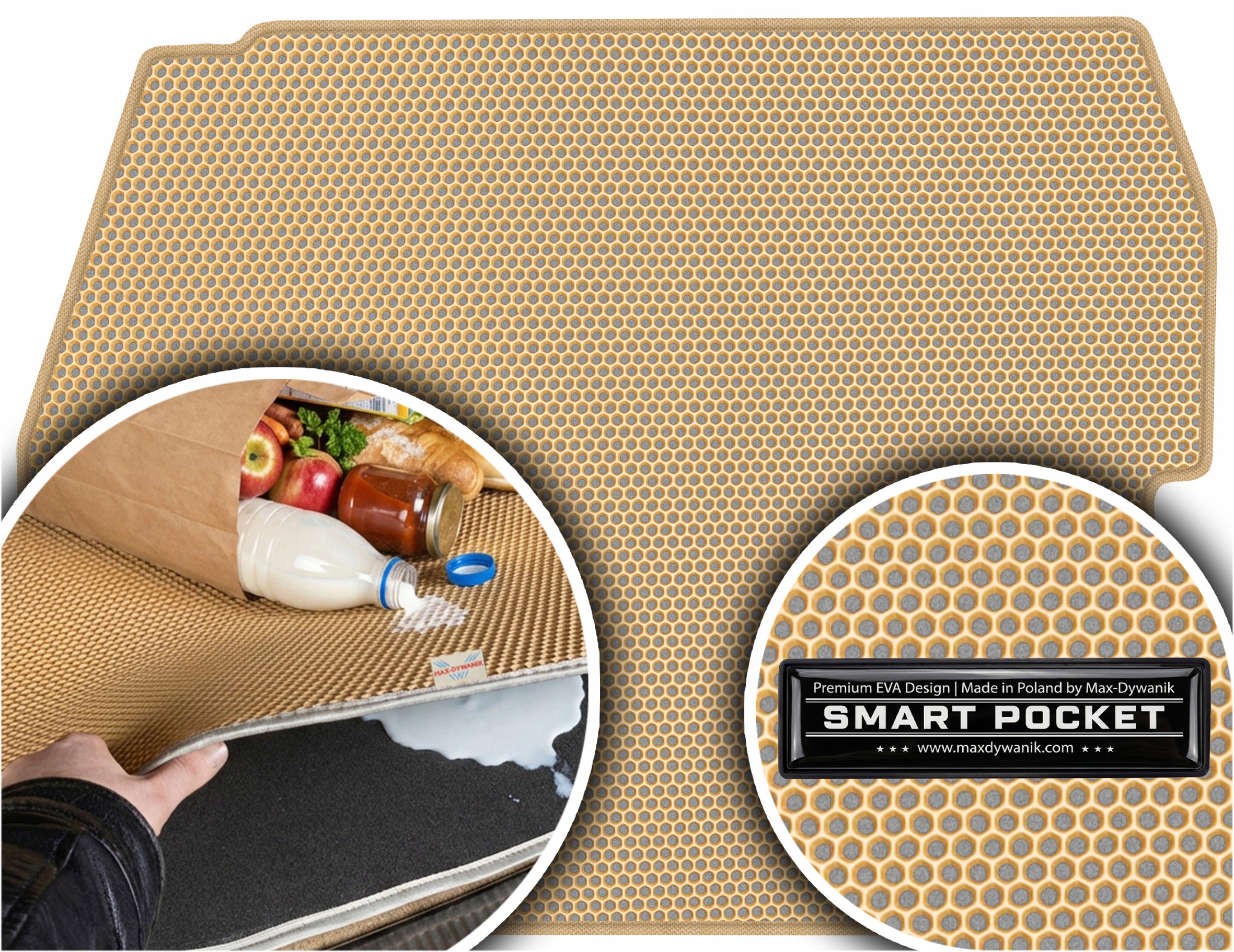 Bmw 3 E30 Cabrio 1985-1994 Vložka do batožinového priestoru Eva Smart Pocket Béžová