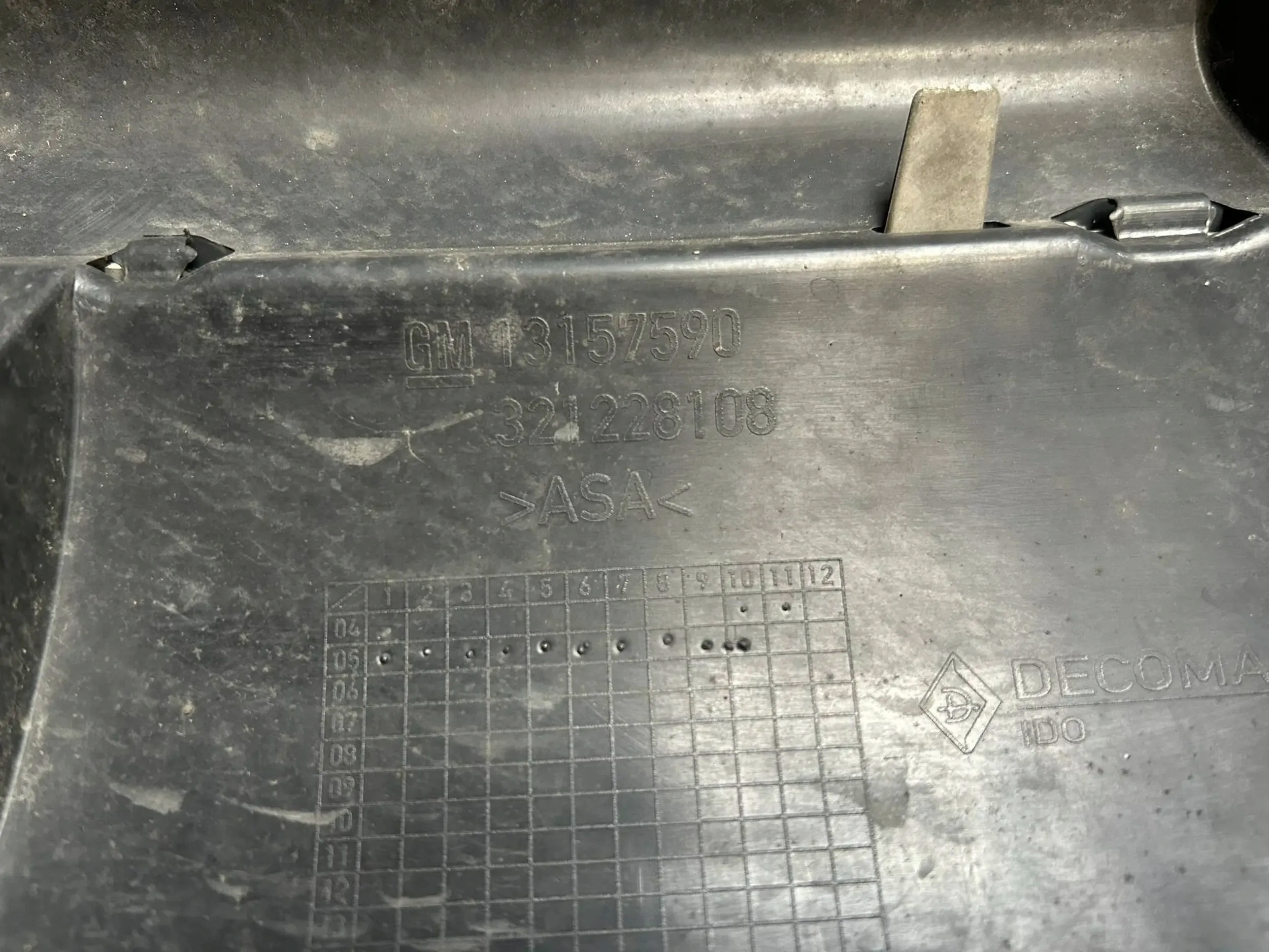 Opel Zafira Kühlergrill FRONTGRILL Kühlergitter 13157590 - Thumbnail 4