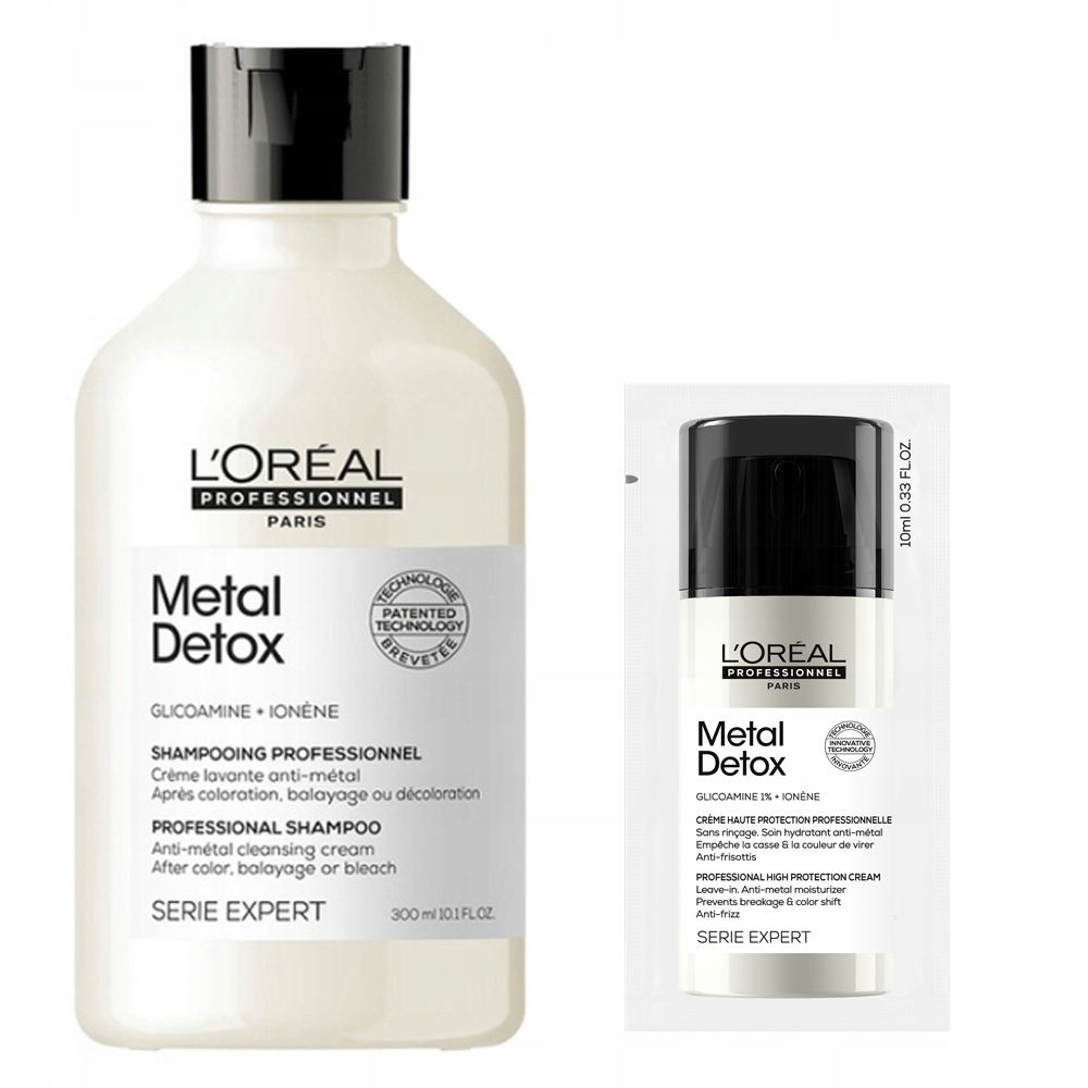Loreal szampon Metal Detox do każdego rodzaju włosów z glikoaminą