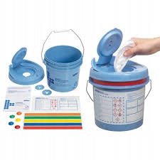 Vedro nádoba na čistiaci prostriedok Wettask 7919 profesionálny dávkovač 4ks