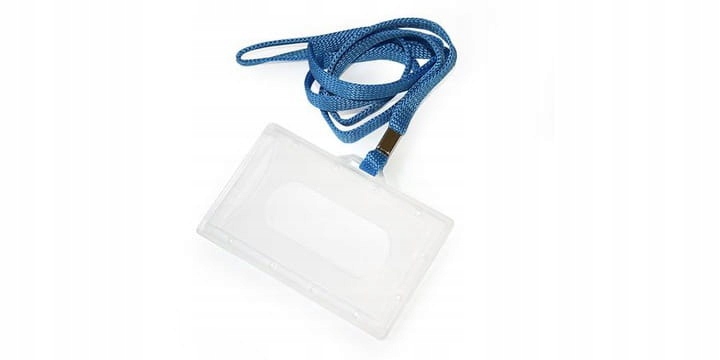 HOLDER IDENTYFIKATOR Z TAŚMĄ NIEBIESKĄ