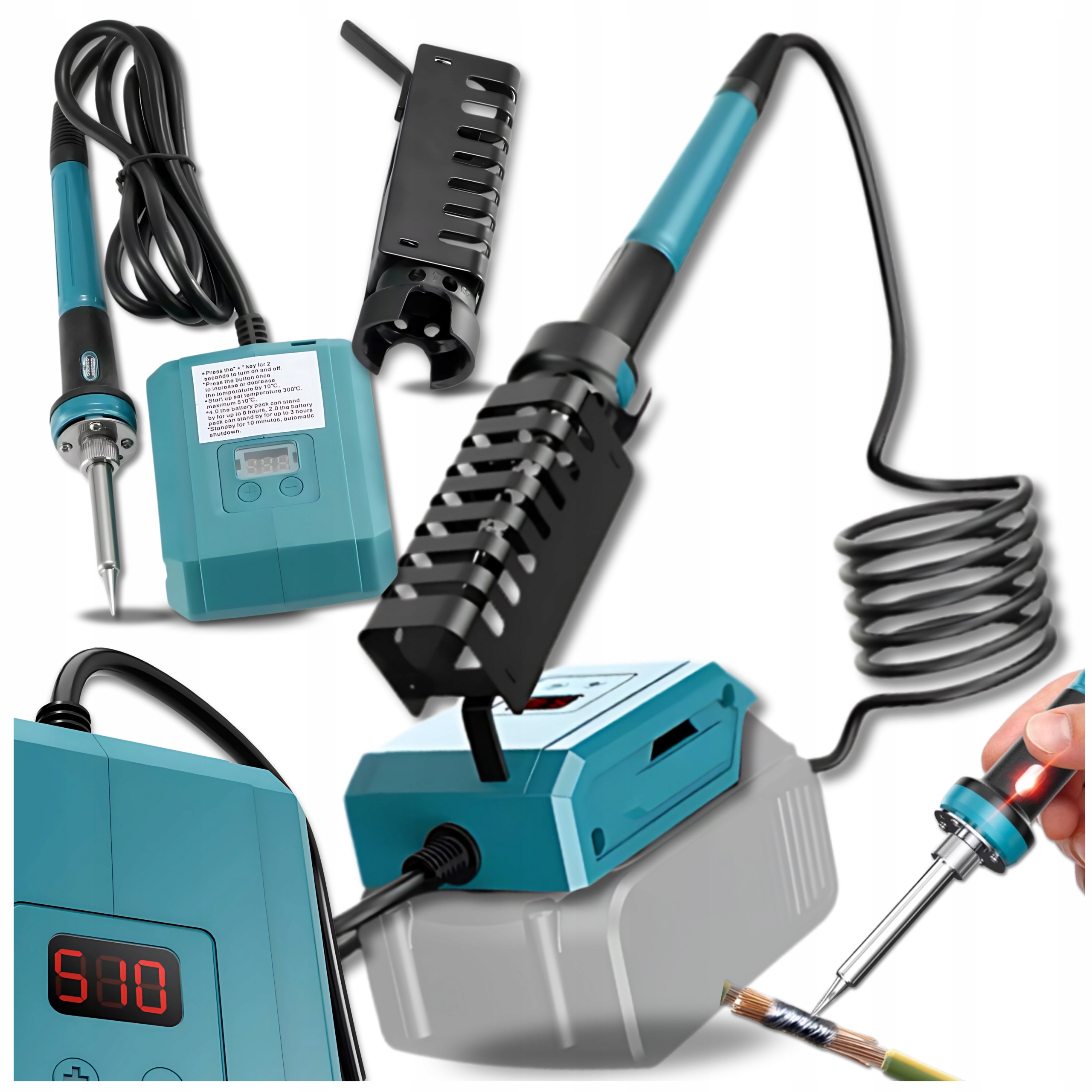 Akumulátorová Páječka Na Baterii Makita 18V, Přenosná