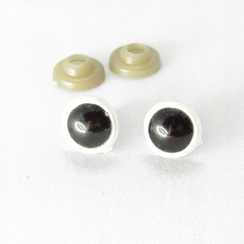 Oczy Oczka bezpieczne zabawek * 2 pary * 12 mm * białe