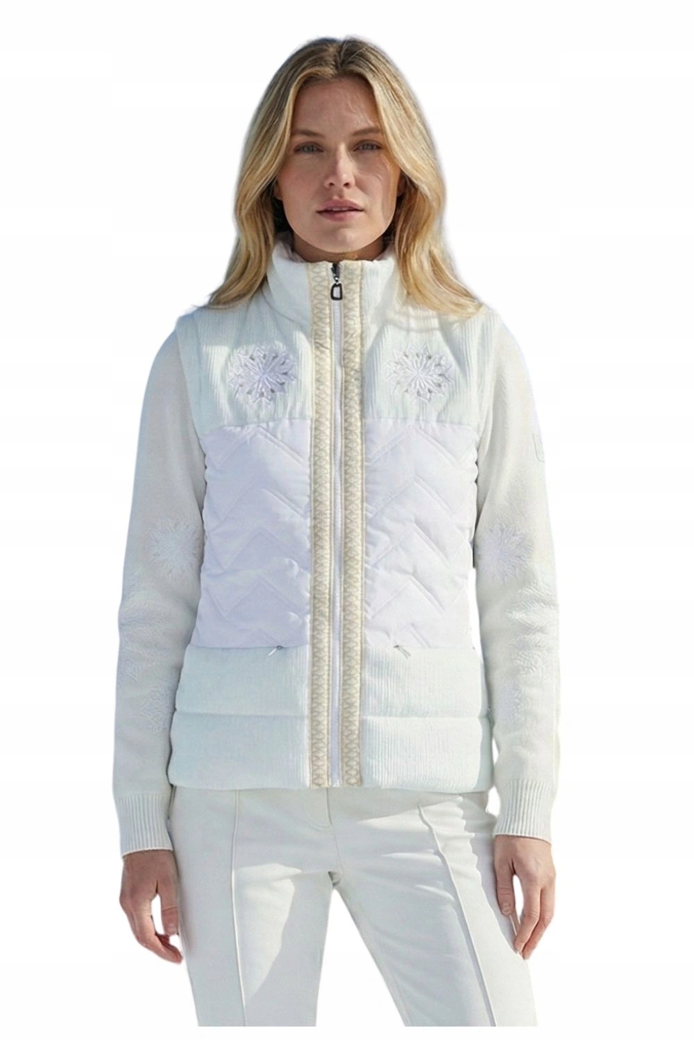 Dámská bunda Desigual bílá zimní teplá módní bunda vel.