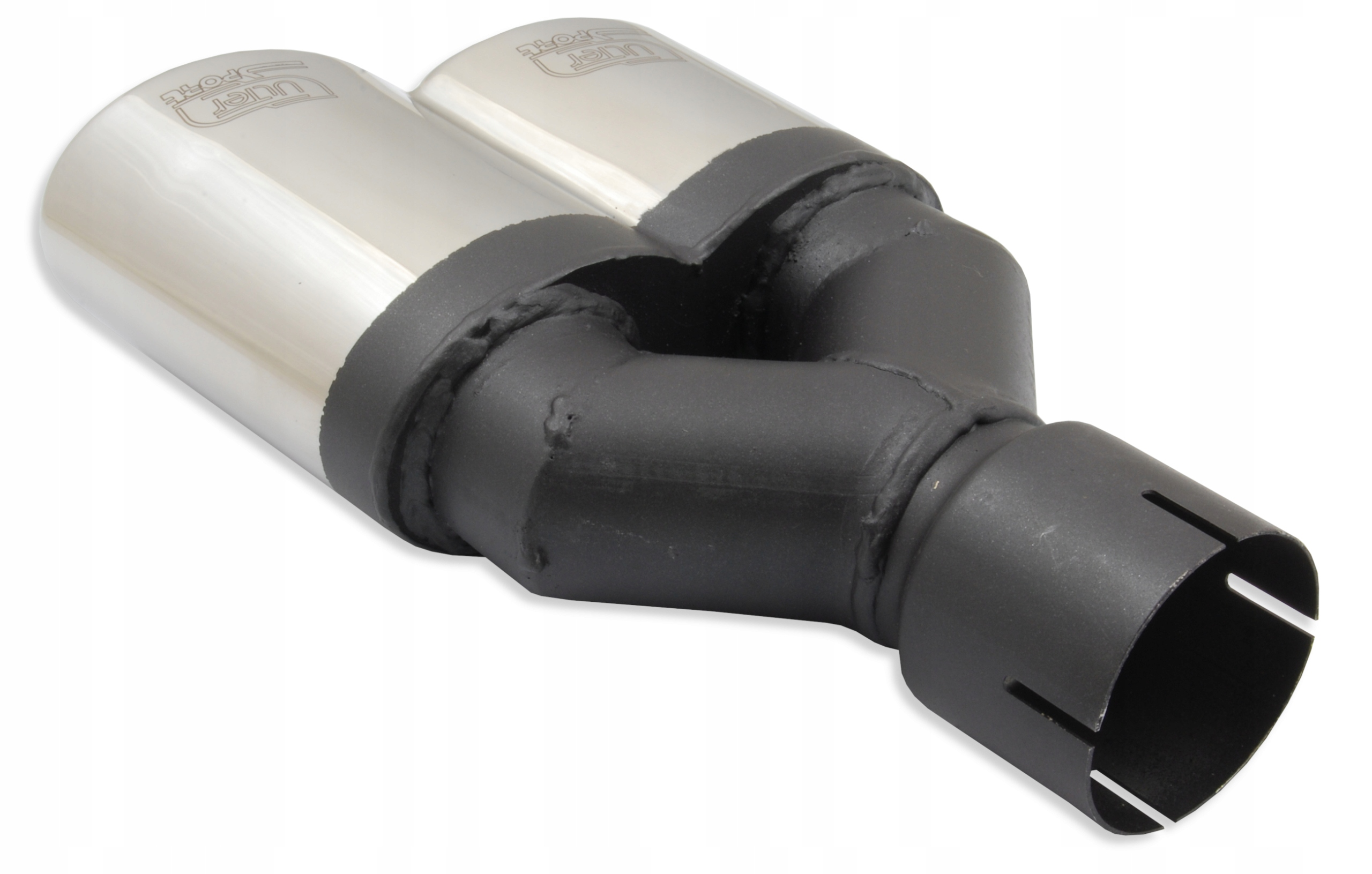 Końcówka Tłumika podwójna owal 95 x 65 mm | LEWA Producent części Ulter-Sport