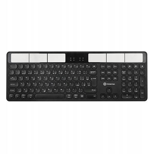 Powerton SolarSlim, Solárně napájená klávesnice s integrovanou baterií,